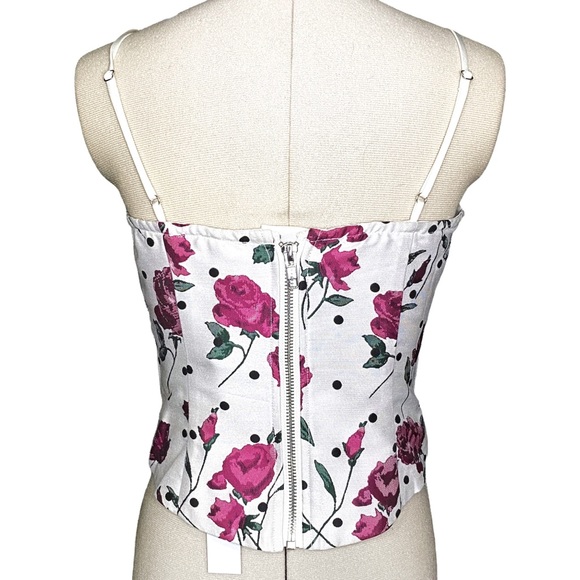 For Love & Lemons Bobbie Floral Corset Top - Picture 10 of 13